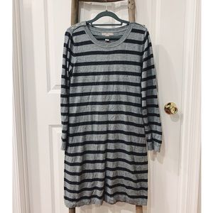 Banana Republic Grey Long Sleeve Sweater Dress